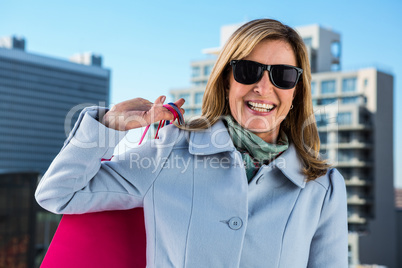 Woman doing shopping