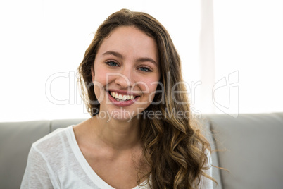 Woman smiling at the camera