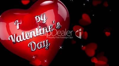 Hearts Background Animation for Valentines Day and Wedding.