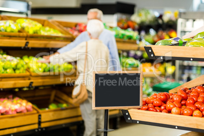 Senior couple doing some shopping together