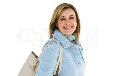 Woman smiling