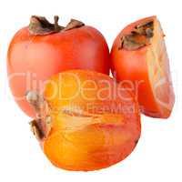 Ripe persimmons