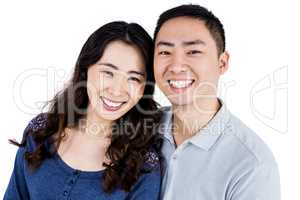 Portrait of couple smiling