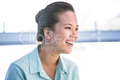 Portrait of a smiling businesswoman