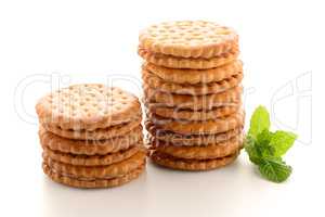 Sandwich biscuits with vanilla filling