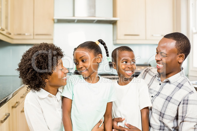 Portrait of happy family