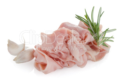 Fresh shaved ham