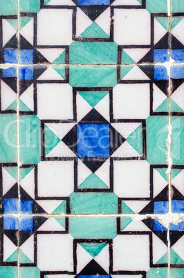 Traditional Portuguese glazed tiles