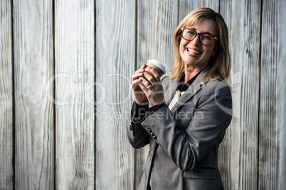 Woman wearing a suit