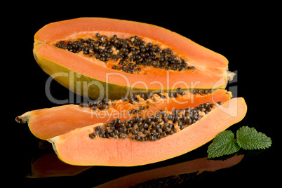 Fresh and tasty papaya