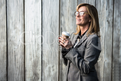 Woman wearing a suit