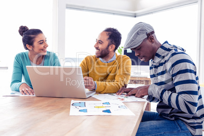 Creative business people in meeting at office