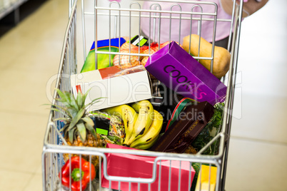 View of a full trolley