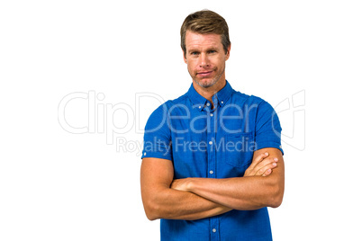 Portrait of confident with arms crossed