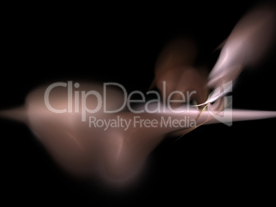 image of one Digital Fractal on Black Color image of one Digital Fractal on Black Color