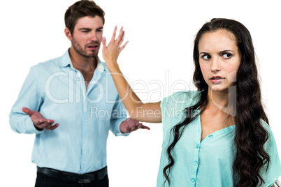 Couple having an argument