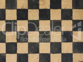 Draughts or Checkers game board