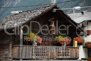Bauernhaus in den Alpen