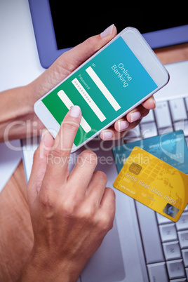 Composite image of credit card