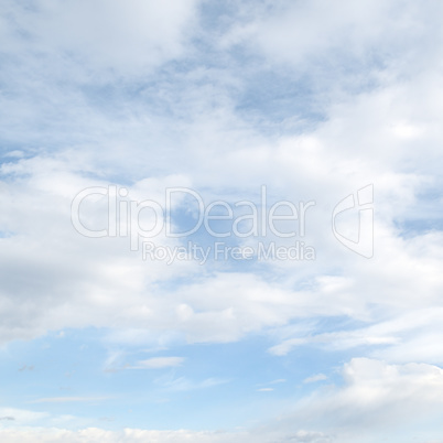 white cloud on blue sky