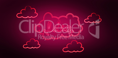 Composite image of idea in cloud