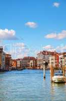 Overview of Grand Canal in Venice