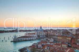 Aerial view of Venice, Italy