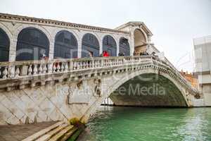 Rialto bridge (Ponte di Rialto) in Venice