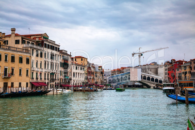 Rialto bridge (Ponte di Rialto) in Venice