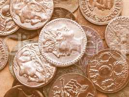 Roman coins vintage