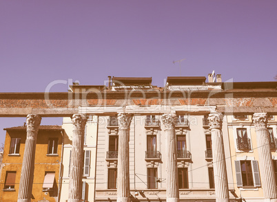 Retro looking Colonne di San Lorenzo Milan