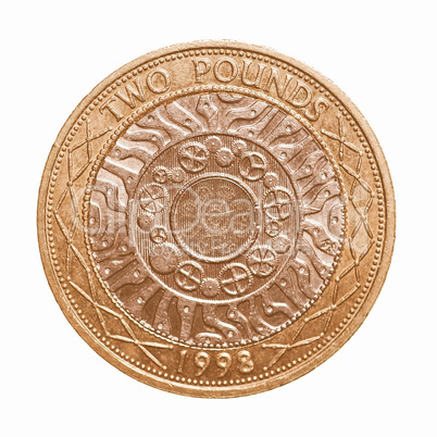 Pound coin - 2 Pounds vintage