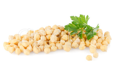 Pile of chickpeas