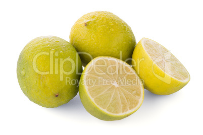 Fresh green limes Fresh green limes