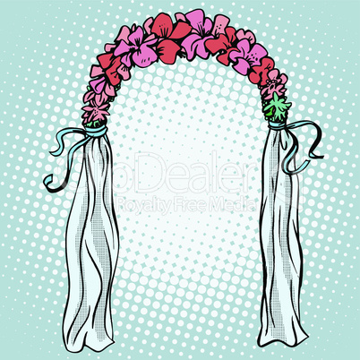 Wedding gate for the betrothal