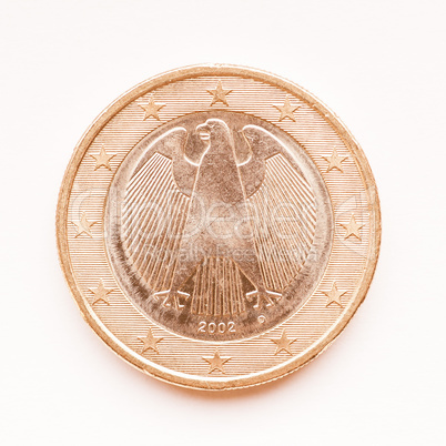 German Euro coin vintage