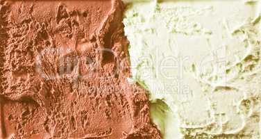 Retro looking Chocolate and mint icecream