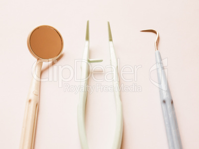 Dentist tools vintage