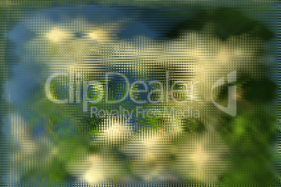 green abstract texture with light blurs