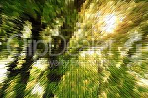 green abstract texture with light blurs