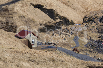 Lonely house in Iceland