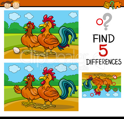 task of differences for child