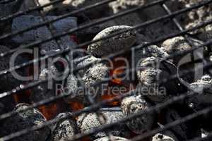 Closeup of a grill