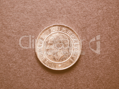 Turkish coin vintage