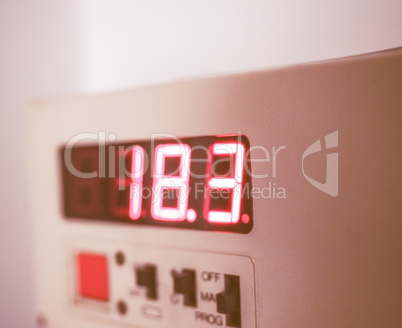 Thermostat for HVAC vintage