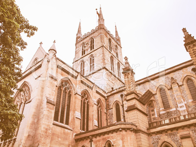 Southwark Cathedral, London vintage