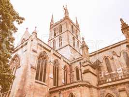 Southwark Cathedral, London vintage