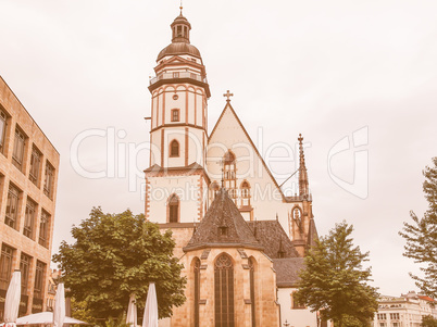 Thomaskirche Leipzig vintage