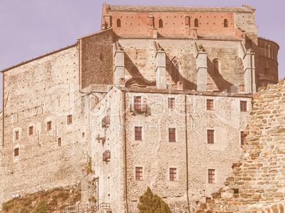 Sacra di San Michele abbey vintage