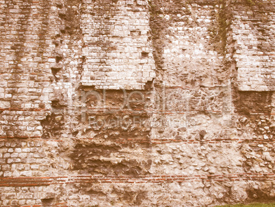 Roman Wall, London vintage